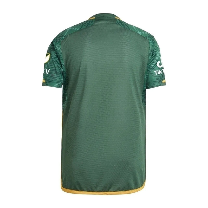 Camisa Portland Timbers I 24/25 - Torcedor Adidas Masculina - Verde com detalhes em branco e dourado