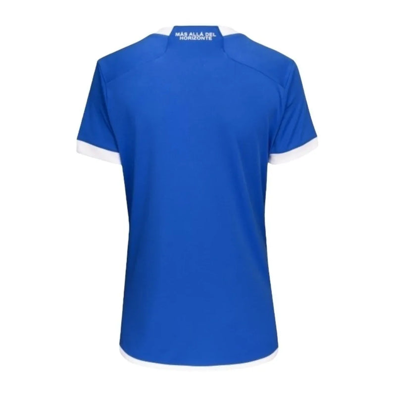 Camisa Universidad do Chile I 24/25 - Torcedor Adidas Masculina - Azul com detalhes em branco