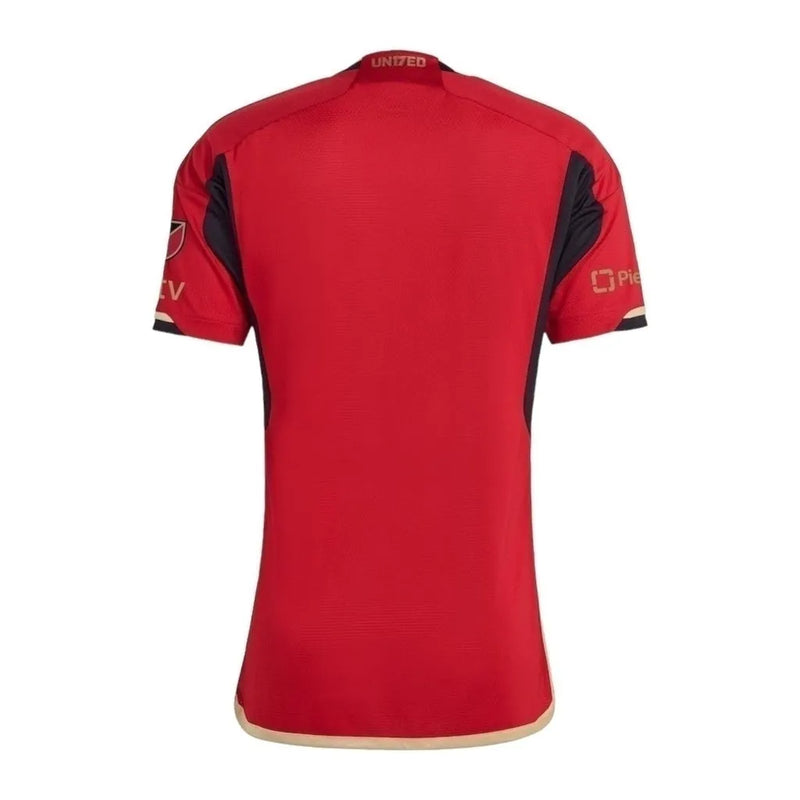 Camisa Atlanta United I 24/25 - Torcedor Adidas Masculina - Preta e vermelha