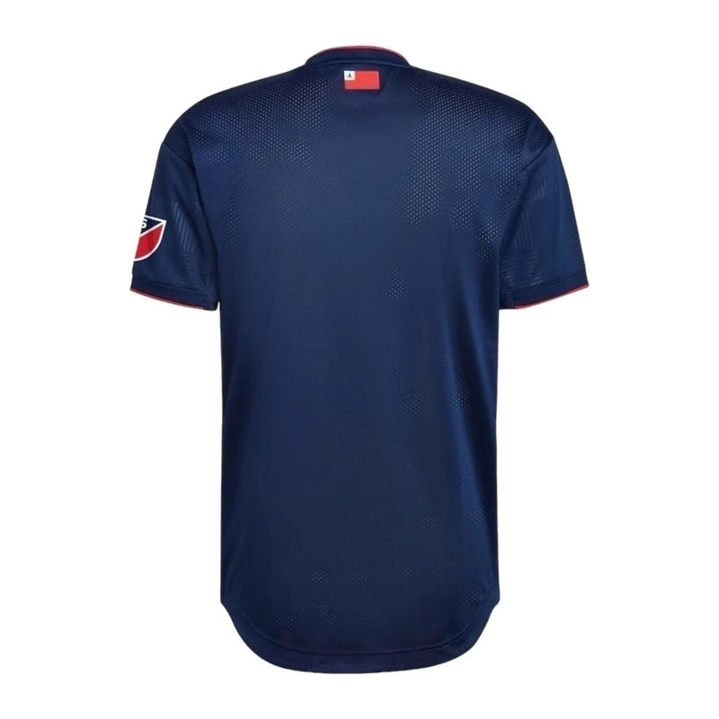 Camisa New England Revolution I 23/24 - Torcedor Adidas Masculina - Azul com detalhes em vermelho e branco