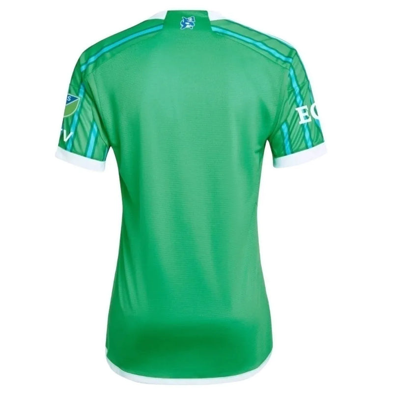 Camisa Seattle Sounders I 24/25 - Torcedor Adidas Masculina - Verde com detalhes em branco