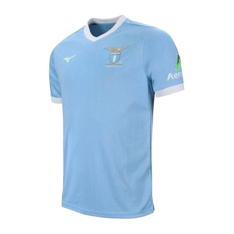 Camisa Lazio Edição Comemorativa Aniversário 50 Anos 23/24 - Torcedor Mizuno Masculina - Azul