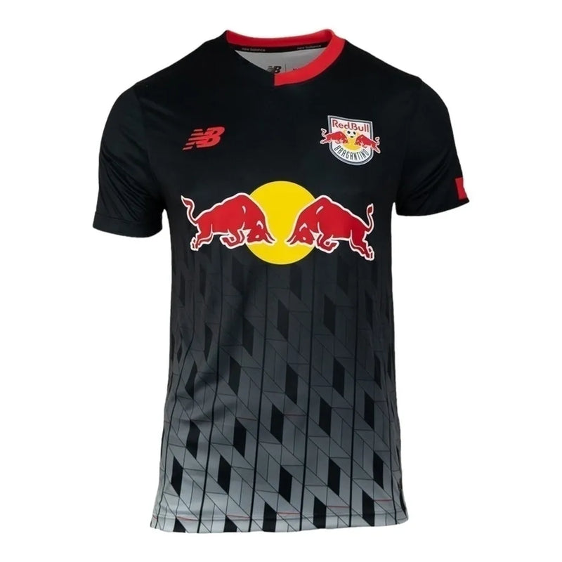 Camisa Red Bull Bragantino III 23/24 - Torcedor New Balance Feminina - Preta com detalhes em cinza