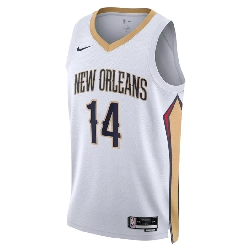 Camiseta Regata NBA New Orleans Pelicans 23/24 - Masculina Nike - Branca