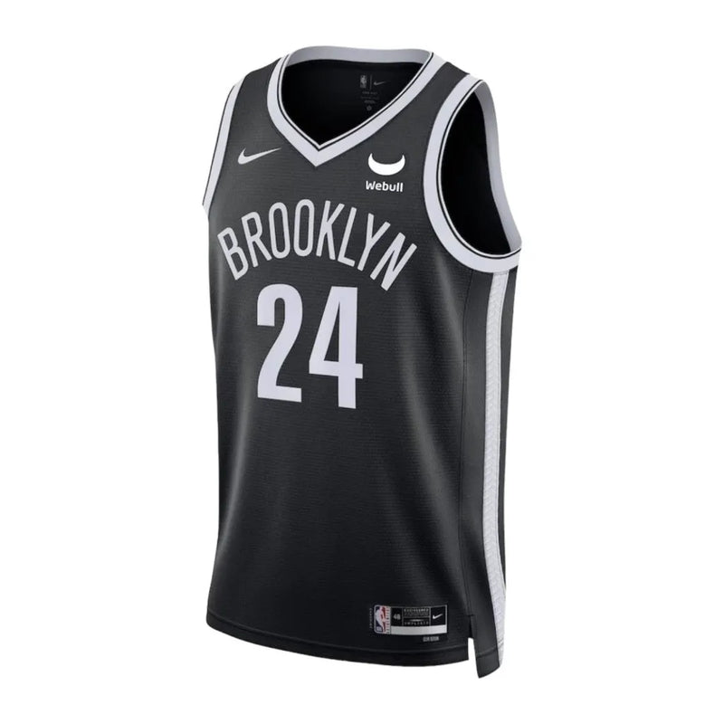 Camiseta Regata NBA Brooklyn Nets 23/24 - Masculina Nike - Preta