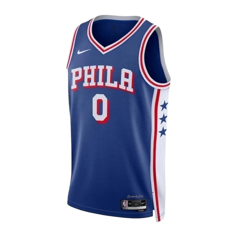 Camiseta Regata NBA Philadelphia 76ers 23/24 - Masculina Nike - Azul