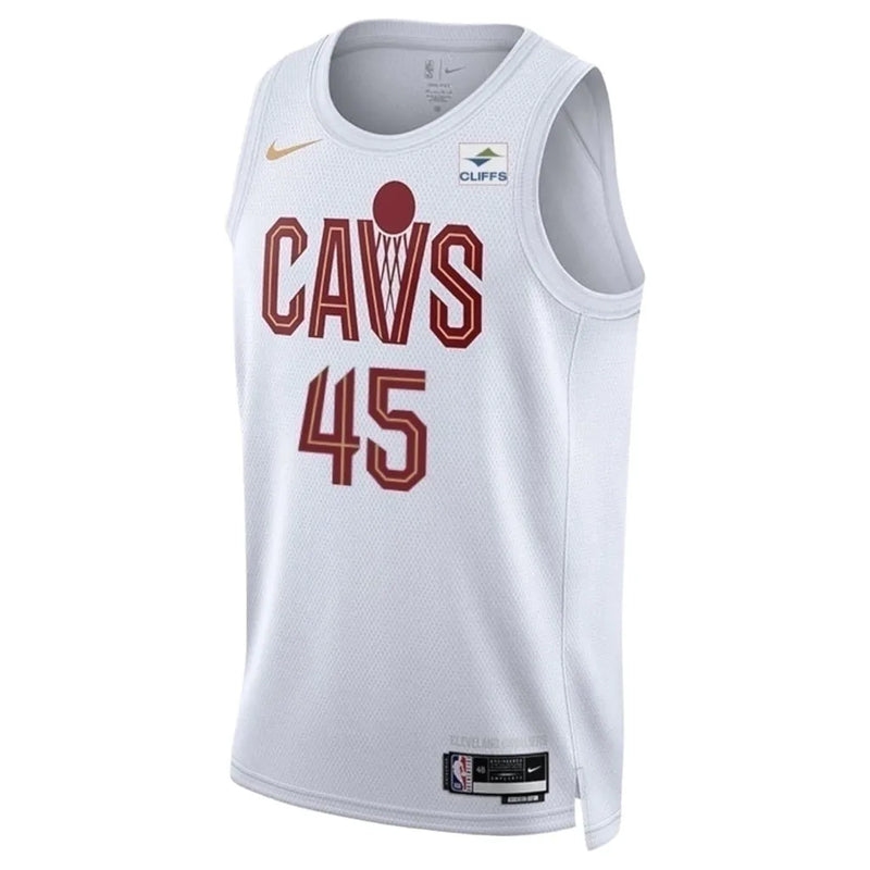 Camiseta Regata NBA Cleveland Cavaliers 23/24 - Masculina Nike - Branca