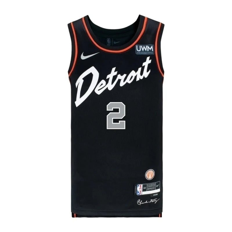 Camiseta Regata NBA Detroit Pistons 23/24 - Masculina Nike - Preta