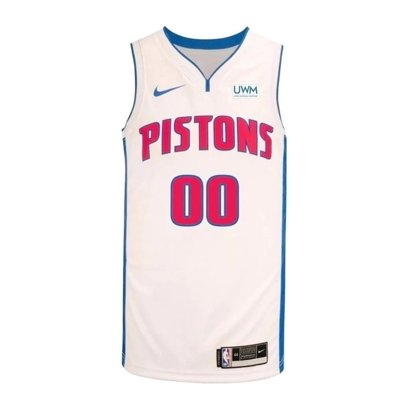 Camiseta Regata NBA Detroit Pistons 23/24 - Masculina Nike - Off White