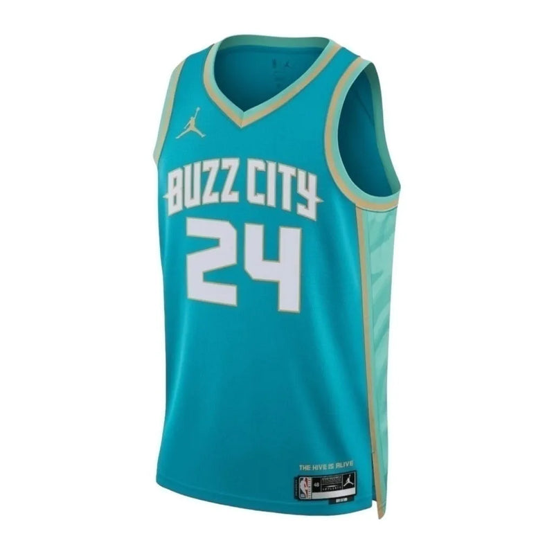 Camiseta Regata NBA Charlotte Hornets 23/24 - Masculina Jordan - Azul