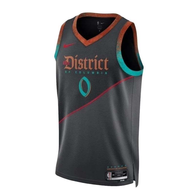 Camiseta Regata NBA Washington Wizards 23/24 - Masculina Nike - Preta