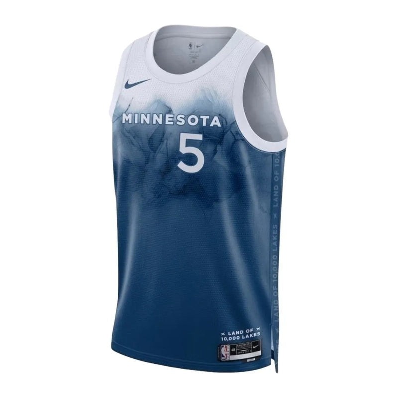 Camiseta Regata NBA Minnesota Timberwolves 23/24 - Masculina Nike - Azul