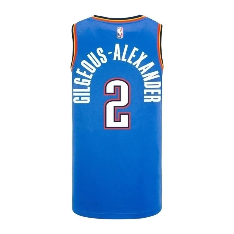 Camiseta Regata NBA Oklahoma City Thunder 23/24 - Masculina Nike - Azul