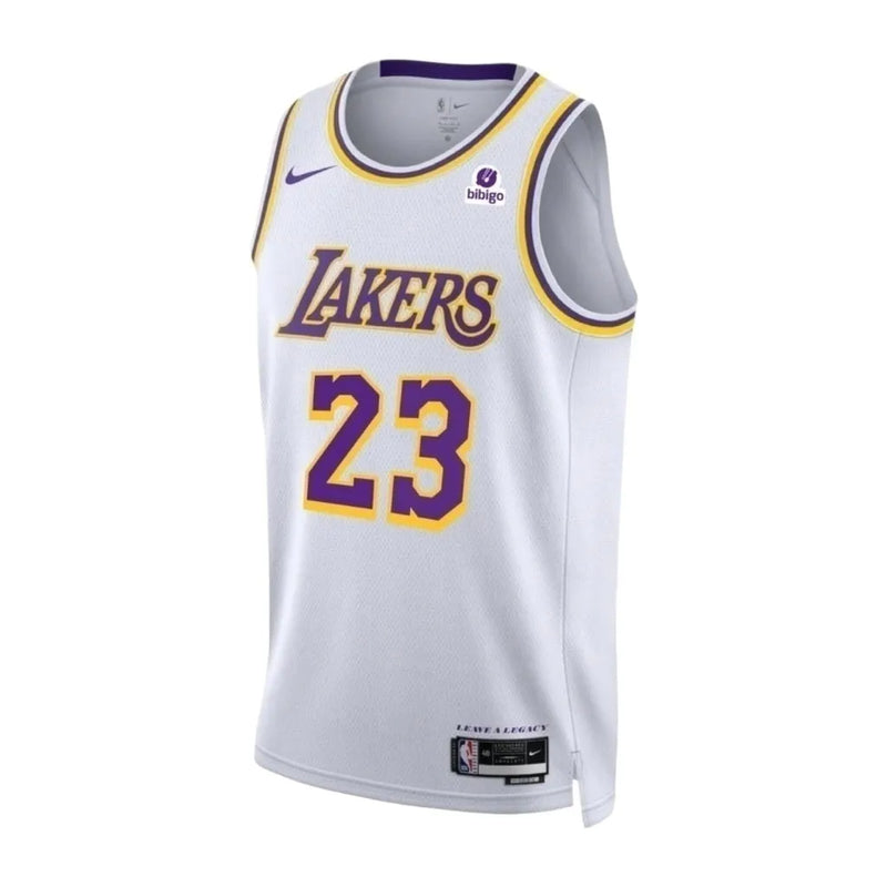 Camiseta Regata NBA Los Angeles Lakers 23/24 - Masculina Nike - Branca