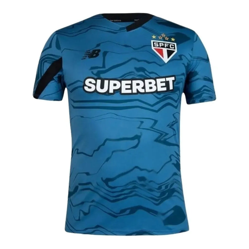 Camisa São Paulo Goleiro I 24/25 - Torcedor Adidas Masculina - Azul