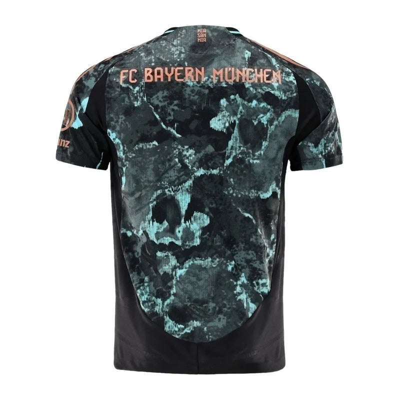 Camisa Bayern de Munique II 24/25 - Torcedor Adidas Masculina - Preta com detalhes em verde