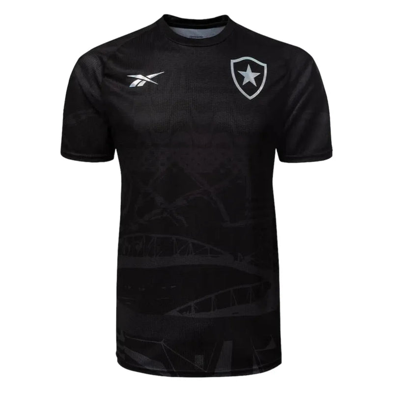 Camisa Botafogo Pré-jogo 23/24 - Torcedor Reebok Feminina- Preta