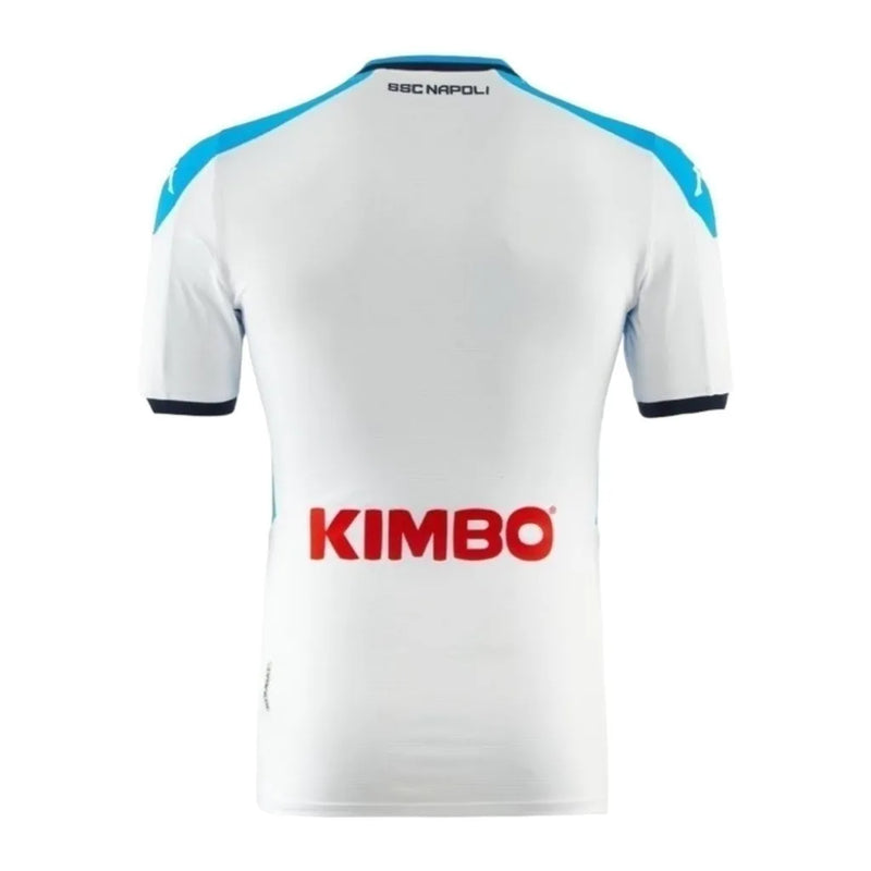 Camisa Retrô Napoli III 2019/20 - Masculina Kappa - Branca com detalhes em azul