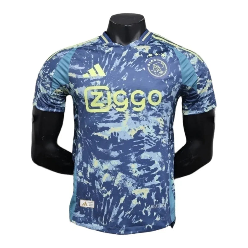 Camisa Ajax II 24/25 - Jogador Adidas Masculina - Azul com detalhes em amarelo