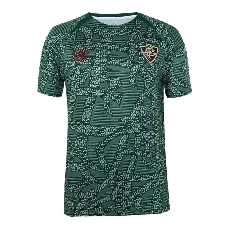 Camisa Fluminense Pré-jogo 24/25 - Torcedor Umbro Masculina - Verde