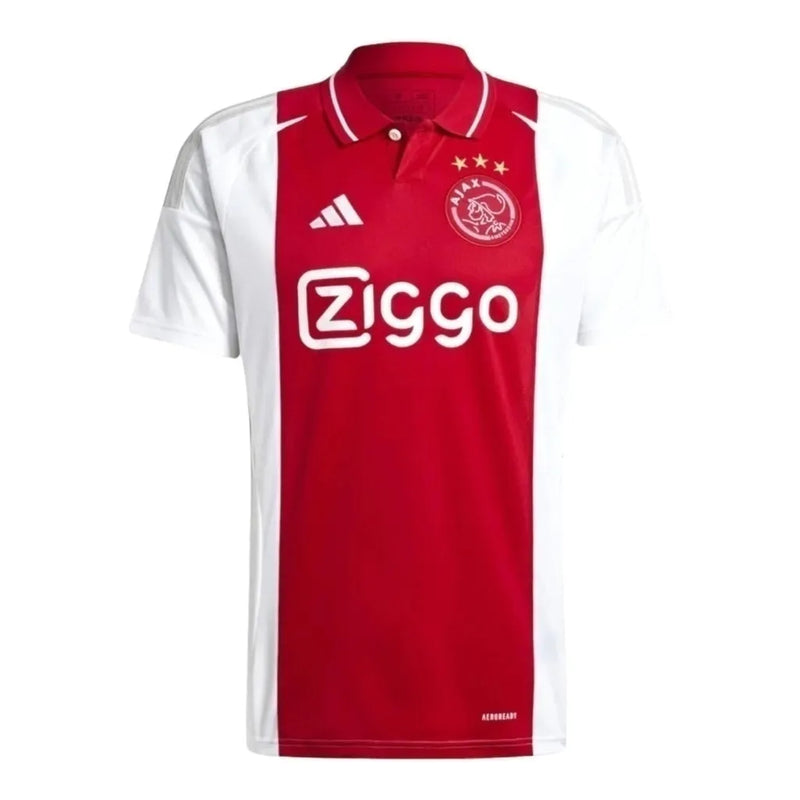 Camisa Ajax I 24/25 - Torcedor Adidas Masculina - Vermelha e branca