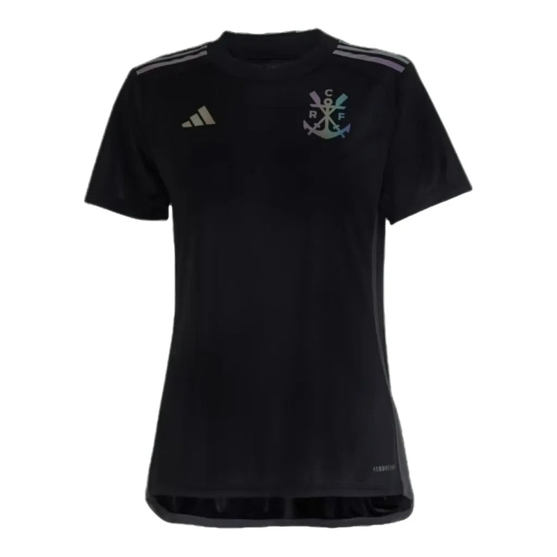 Camisa Flamengo III 23/24 - Torcedor Feminina Adidas - Preta