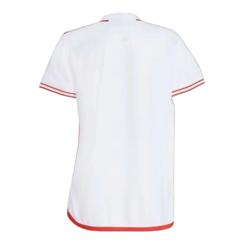 Camisa Internacional II 24/25 - Torcedor Adidas Feminina - Branca com detalhes em vermelho