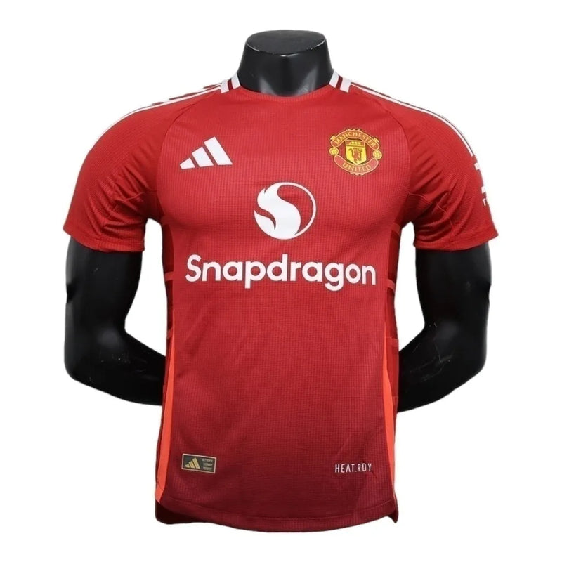 Camisa Manchester United I 24/25 - Jogador Adidas Masculina - Vermelha