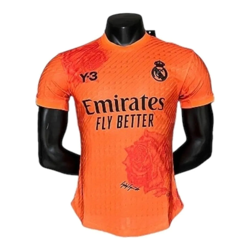 Camisa Real Madrid Edição especial 23/24 - Jogador Y-3 Masculina - Laranja