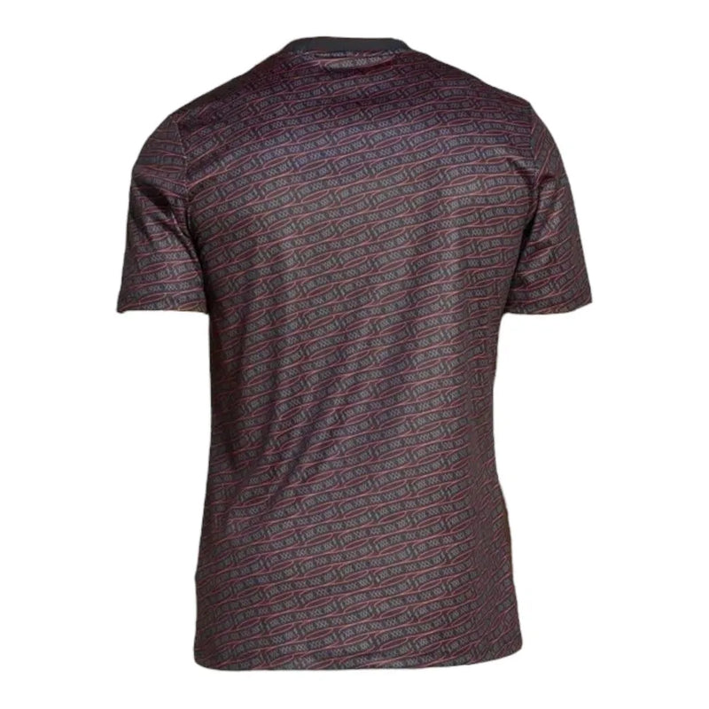 Camisa Ajax Pré-jogo 24/25 - Torcedor Adidas Masculina - Preta com detalhes em vinho e cinza