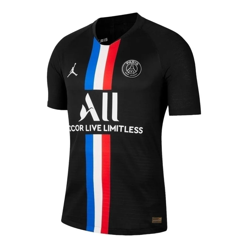 Camisa Retrô Paris Saint-Germain 2019/20 - Torcedor Jordan Masculina - Preta