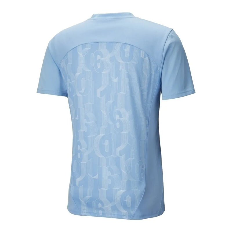 Camisa Manchester City Pré-jogo 24/25 - Torcedor Puma Masculina - Azul