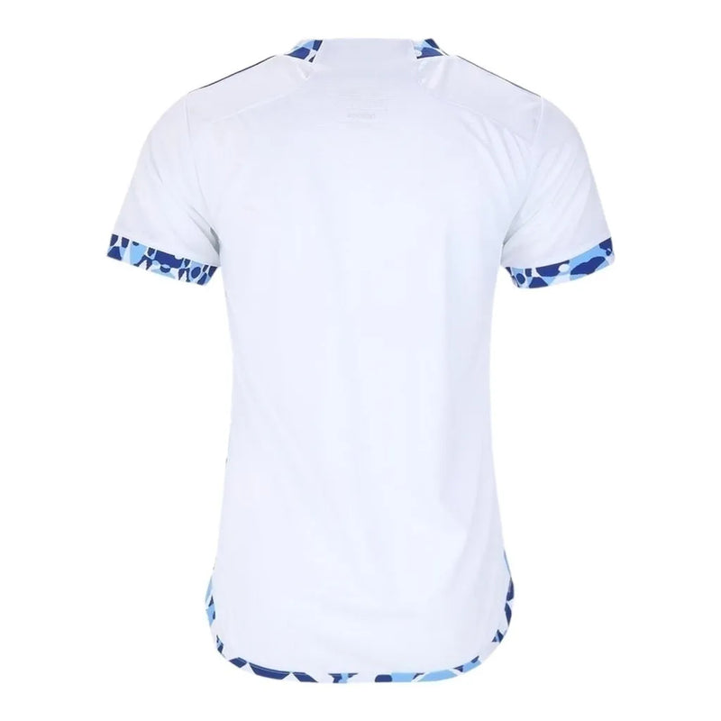 Camisa Cruzeiro II 24/25 - Torcedor Adidas Feminina - Branca com detalhes em azul