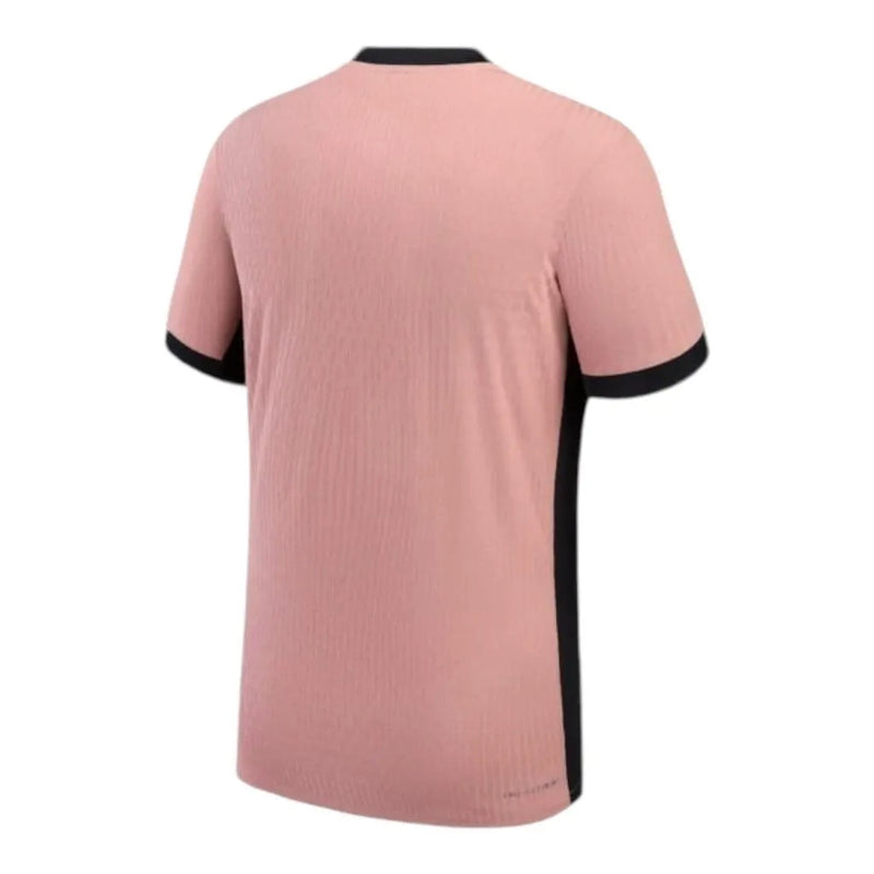 Camisa Paris Saint-Germain III 24/25 - Torcedor Jordan Masculina - Rosa com detalhes em azul