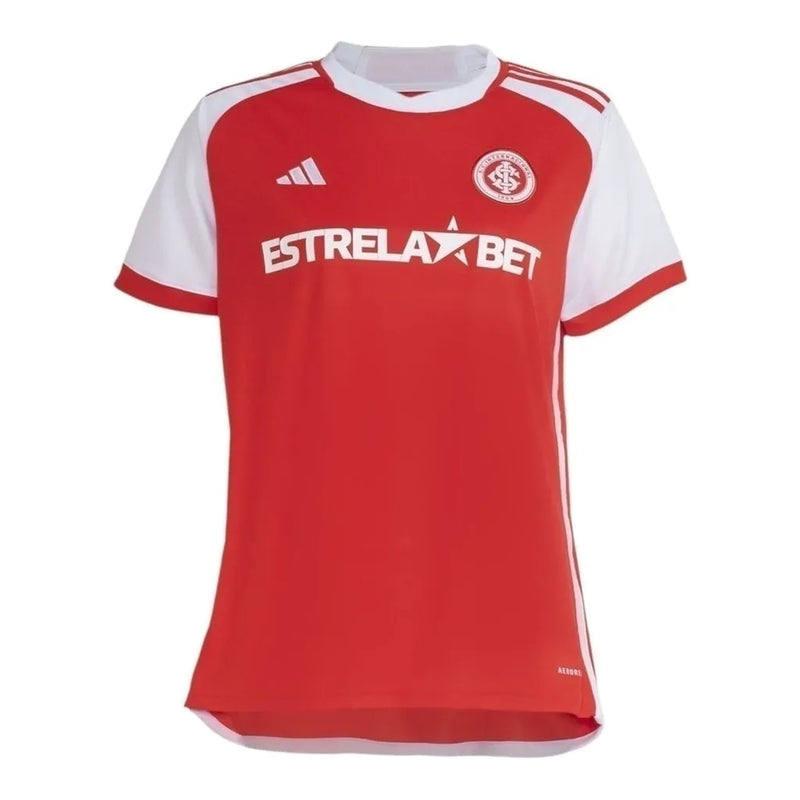 Camisa Internacional I 24/25 - Torcedor Adidas Feminina - Vermelha