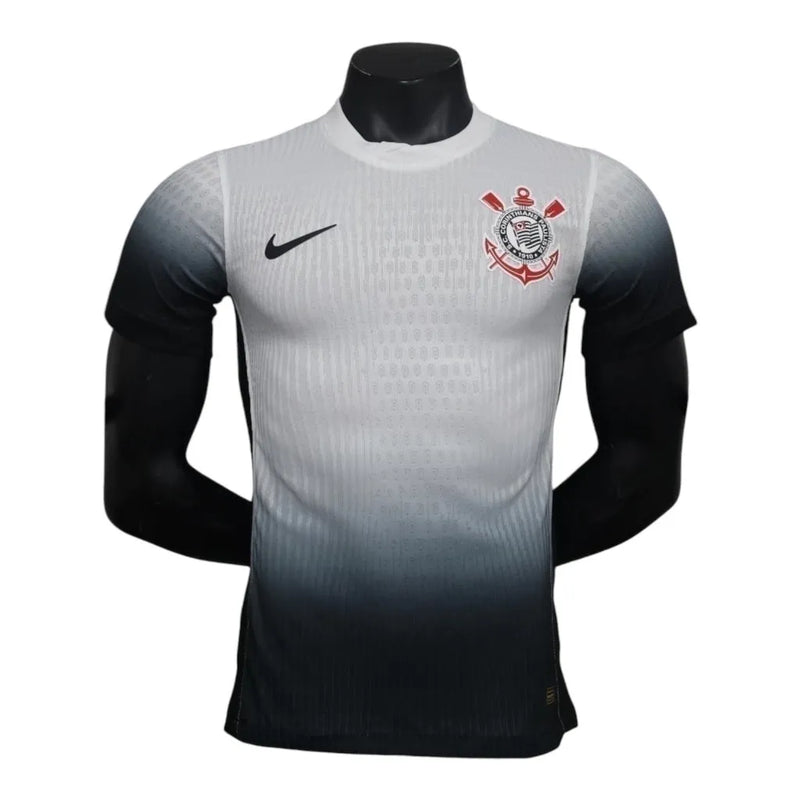 Camisa Corinthians I 24/25 - Jogador Nike Masculina - Branca com detalhes em preto