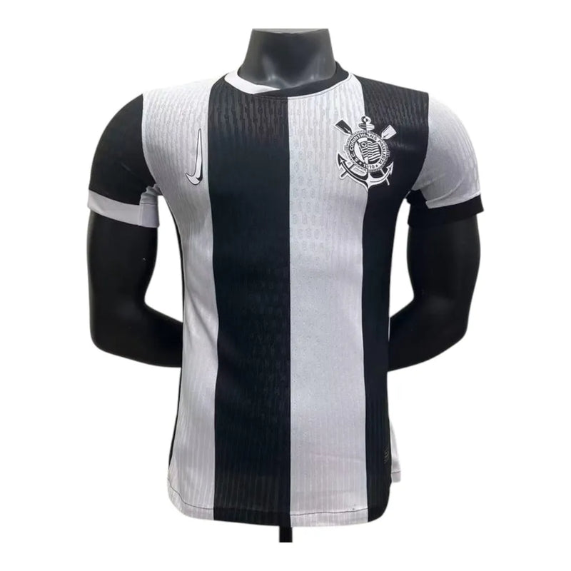 Camisa Corinthians III 24/25 - Jogador Nike Masculina - Branca e preta