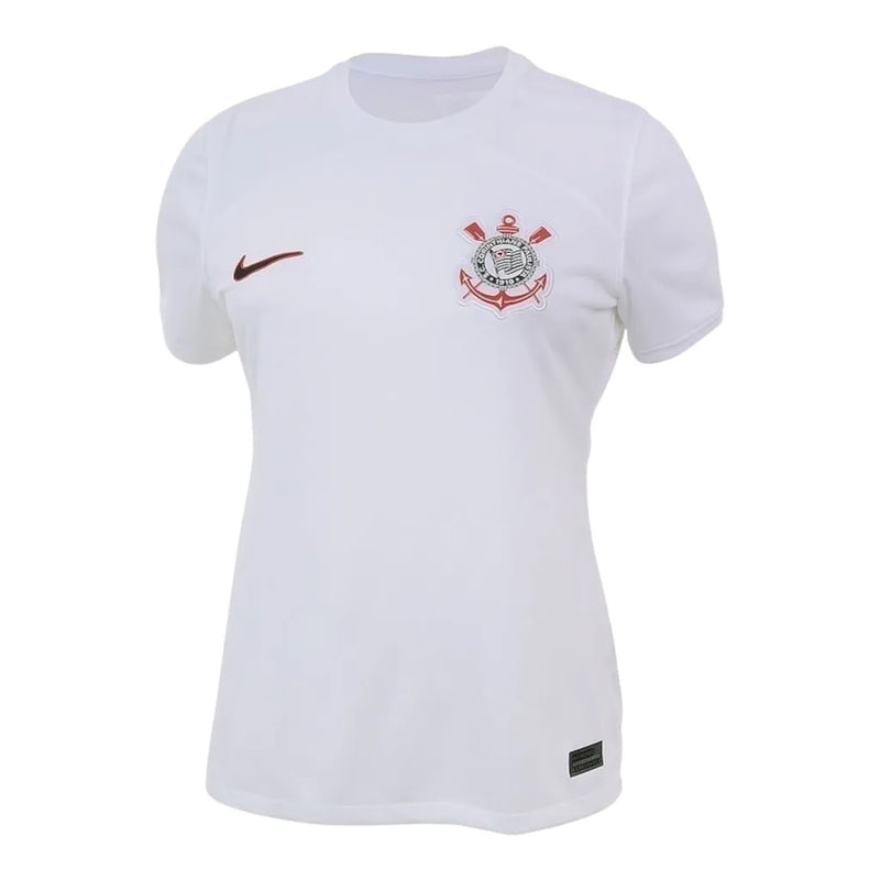 Camisa Corinthians I 23/24 - Torcedor Nike Feminina - Branca