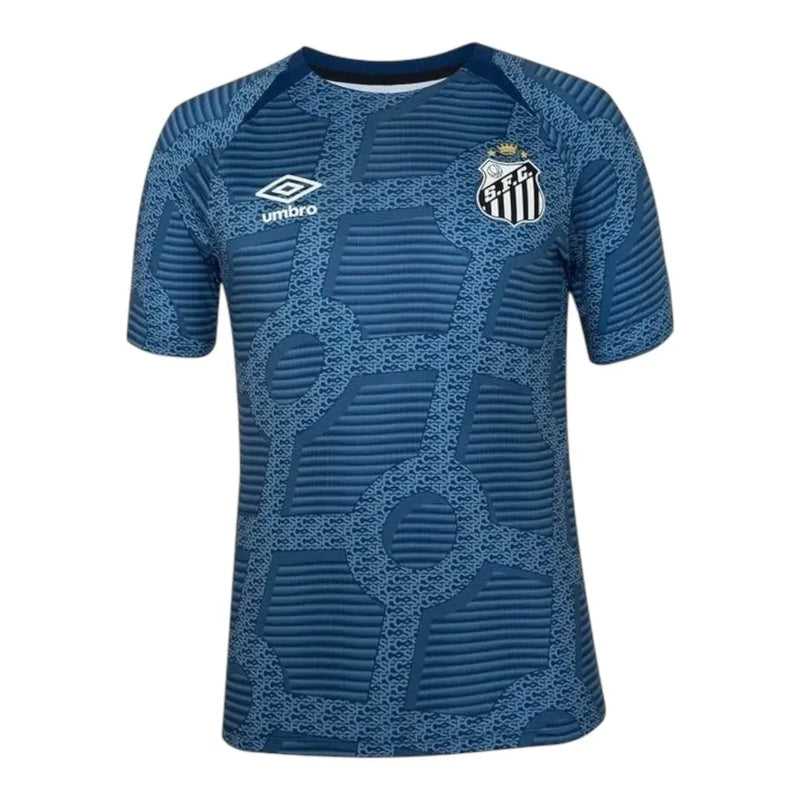 Camisa Santos Pré-jogo 24/25 - Torcedor Umbro Masculina - Azul