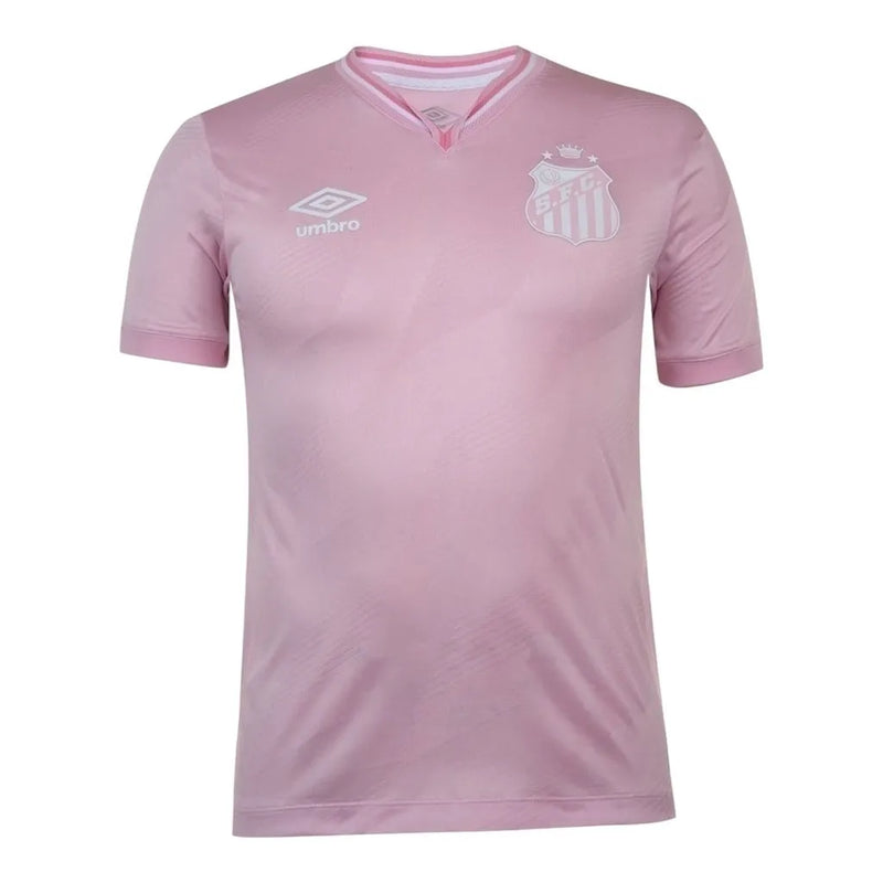 Camisa Santos Edição especial Outubro Rosa 24/25 - Torcedor Umbro Masculina - Rosa