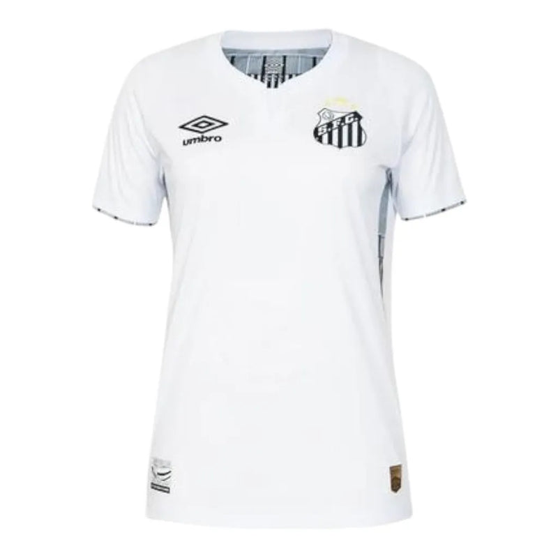 Camisa Santos I 24/25 - Torcedor Umbro Feminina - Branca