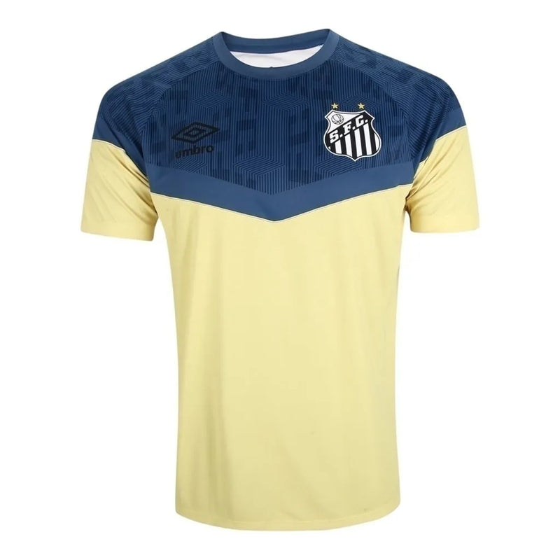 Camisa Santos Treino 23/24 - Torcedor Umbro Masculina - Amarela e azul