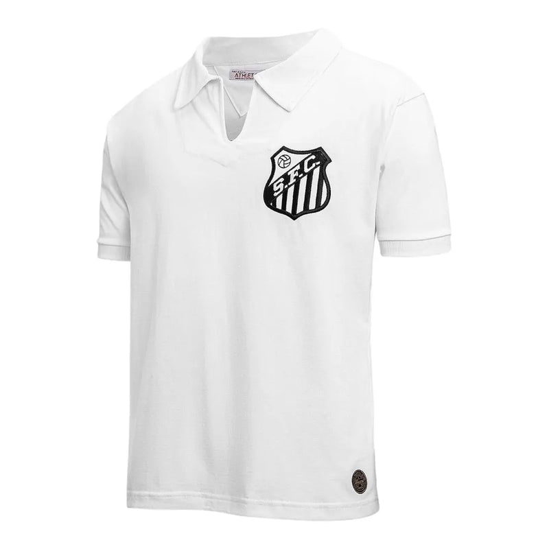 Camisa Retrô Santos 1962 - Masculina - Branca