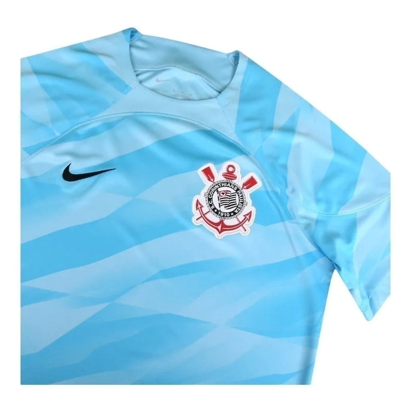 Camisa Corinthians Goleiro 23/24 - Torcedor Nike Masculina - Azul