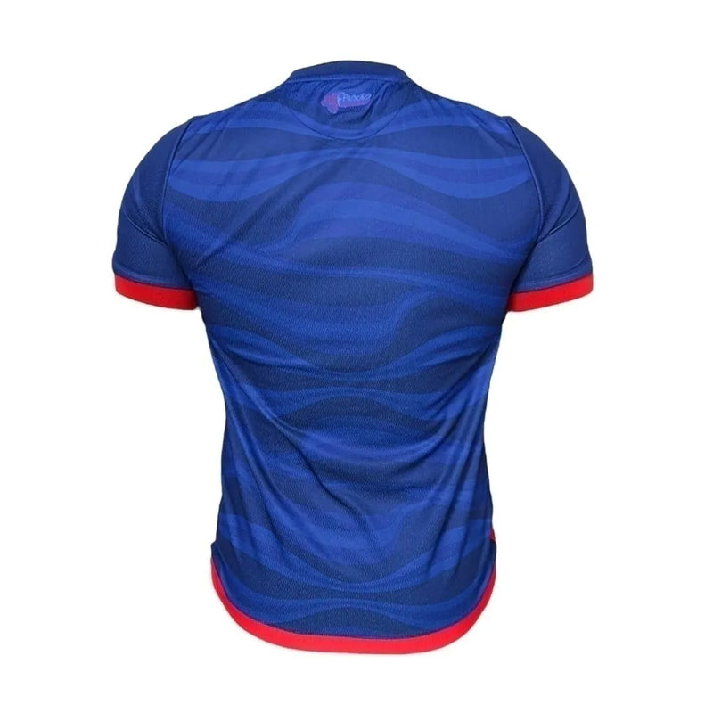 Camisa Bahia III 24/25 - Torcedor Esquadrão Masculina - Azul com detalhes em vermelho