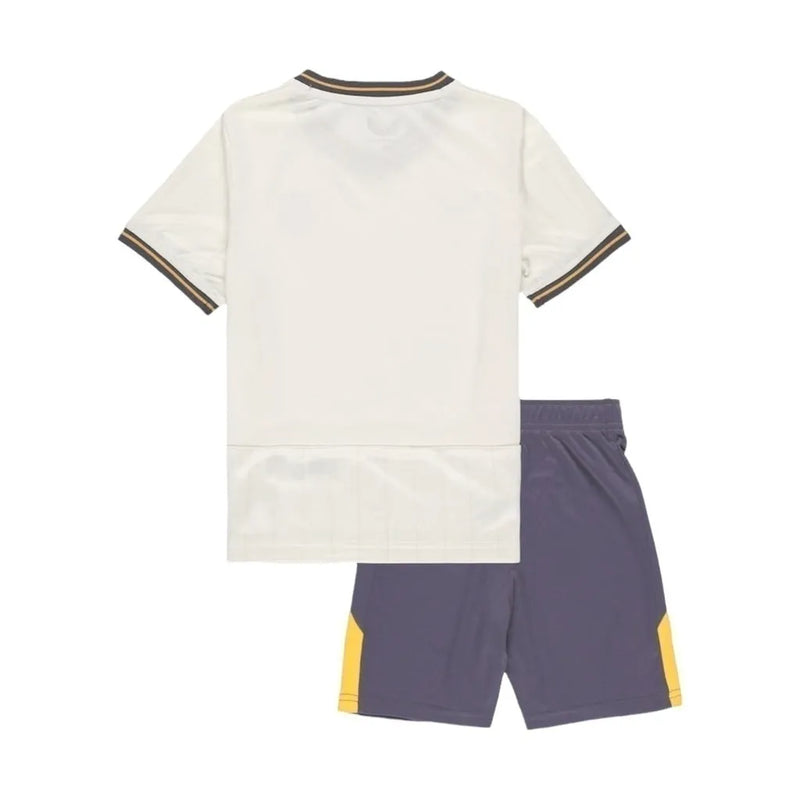 Kit Infantil Everton III 24/25 - Castore - Branco e roxo