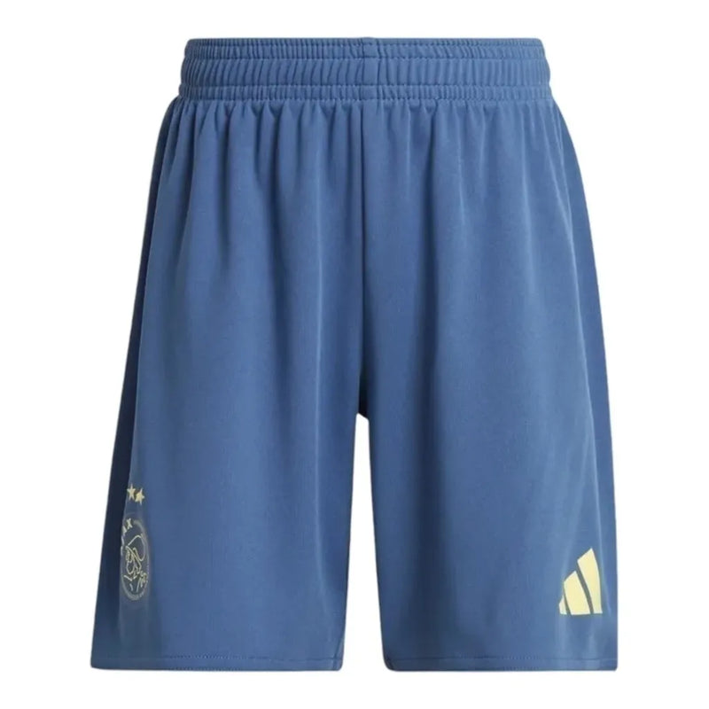 Kit Infantil Ajax II 24/25 - Adidas - Azul com detalhes em amarelo