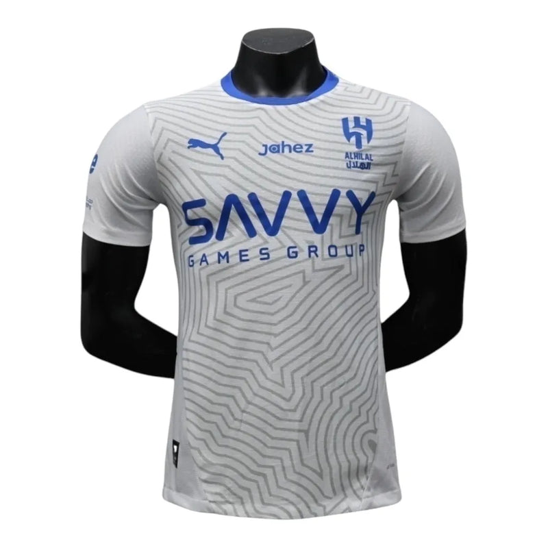 Camisa Al-Hilal II 24/25 - Jogador Puma Masculina - Branca com detalhes em azul e cinza