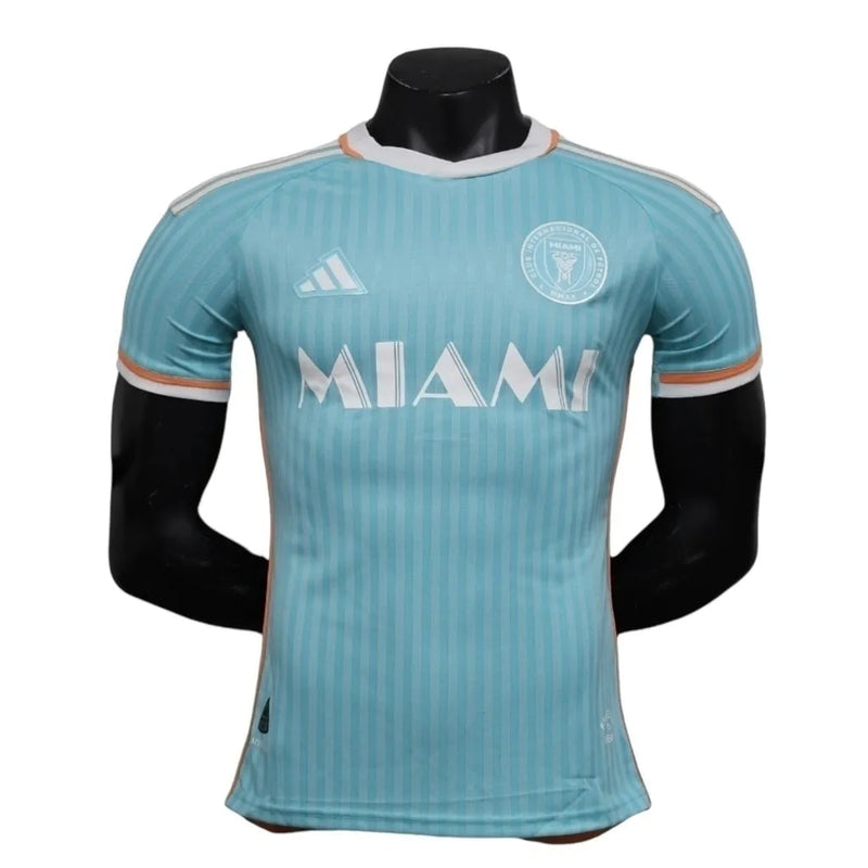 Camisa Inter Miami III 24/25 - Jogador Adidas Masculina - Verde com detalhes em rosa