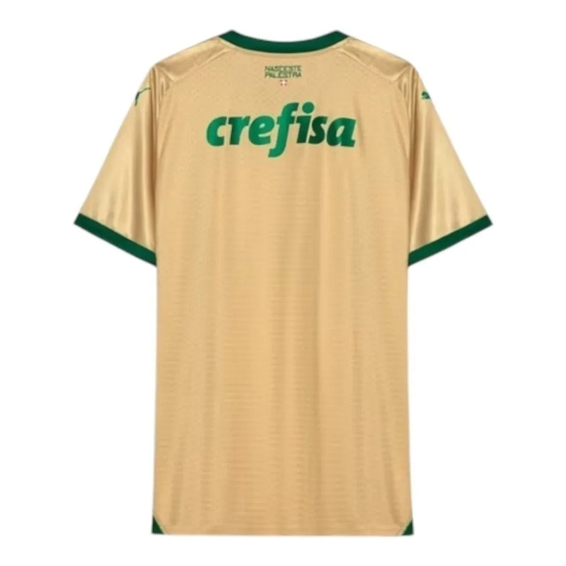 Kit Infantil Palmeiras III 24/25 - Puma - Dourada com detalhes em verde